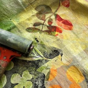 Image for Colourful Summer Printed Fabric
